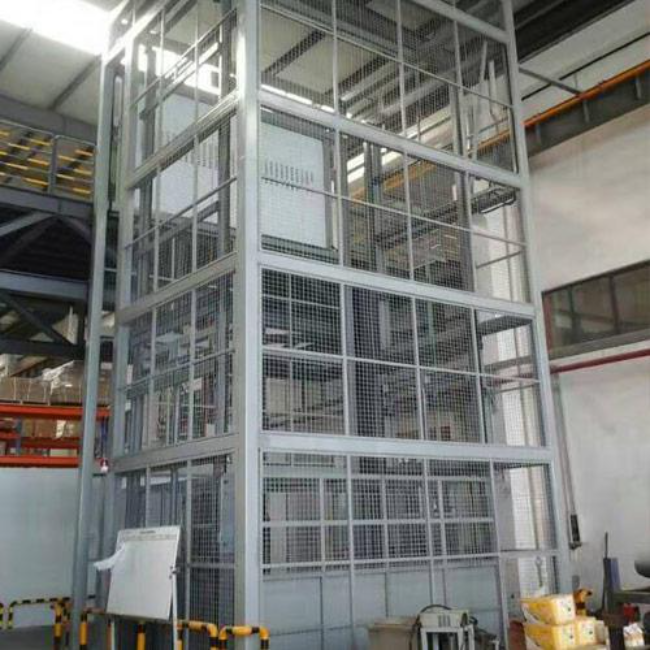 海尾镇导轨式升降平台货梯